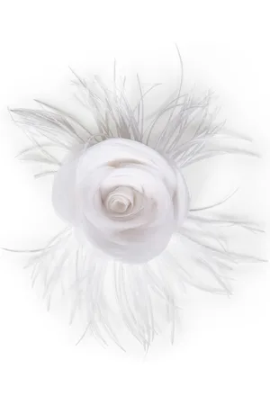 ROOM76 3D georgette rose brooch