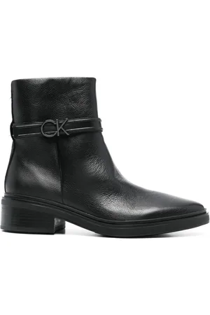 Calvin Klein Leather ankle boots