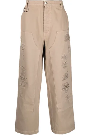 Etudes Distressed straight-leg jeans
