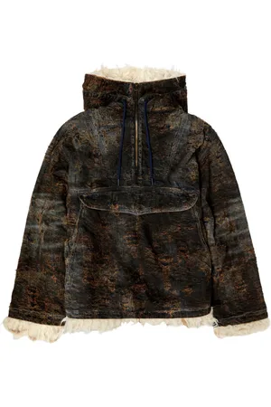 Diesel D-ARAK-FSF coated jacquard denim jacket