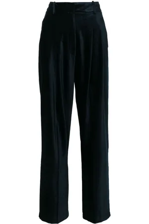 FORTE FORTE Darted velvet trousers