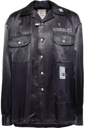 Maison Mihara Yasuhiro Logo-patch shirt