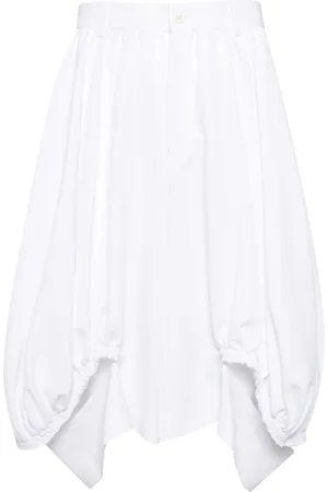 Comme des Garçons Asymmetic distressed tailored short