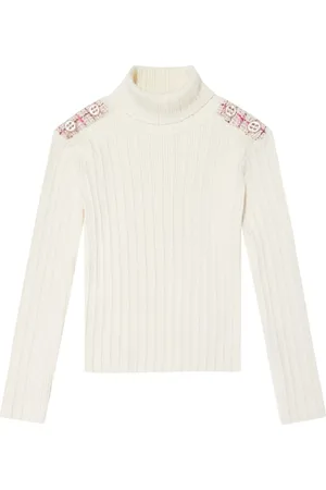 PATACHOU Button-detail knitted jumper