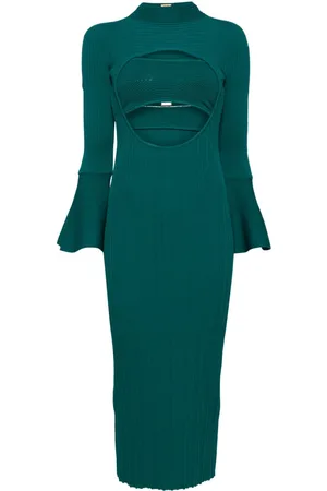 Cult Gaia Layered cut-out dress