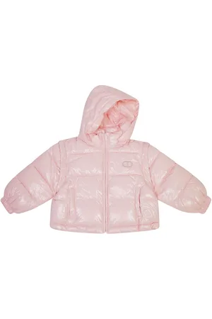 Twin-Set Logo-embroidered puffer jacket