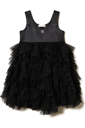 Twin-Set Ruffled tulle dress