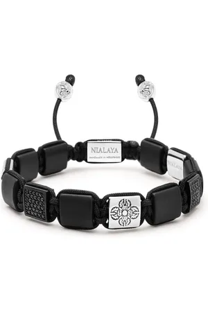Nialaya The CZ flatbread bracelet