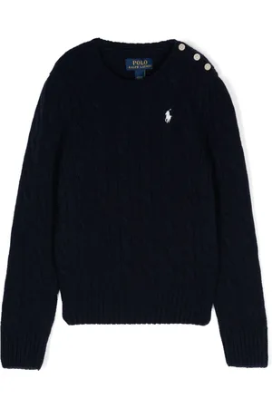 Ralph Lauren Polo Pony cable-knit jumper