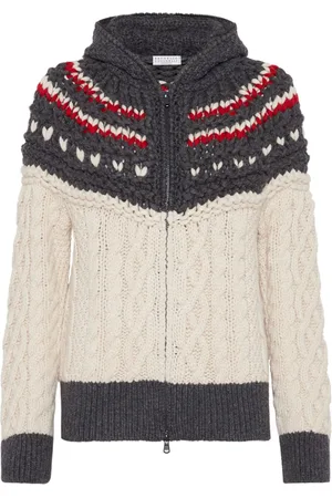 Brunello Cucinelli Hooded cashmere cardigan