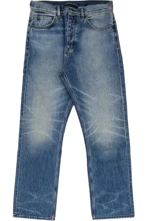 FEAR OF GOD Knee whiskering effect straight-legged jeans