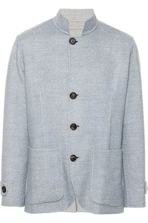 ELEVENTY Herringbone blazer