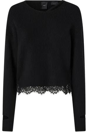 Pinko Lace-trim sweater