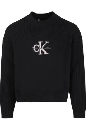 Calvin Klein Intarsia-knit logo jumper