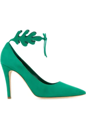 Manolo Blahnik 105mm leather pumps
