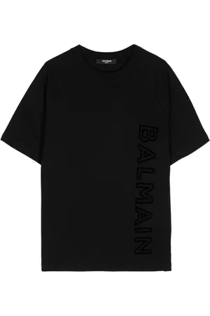 Balmain Logo-patch T-shirt
