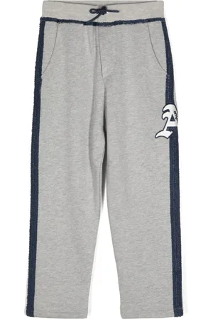 Emporio Armani Logo-patch trousers