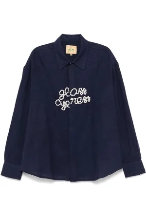Glass Cypress Faux-pearl detail shirt