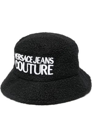 VERSACE Logo-embroidered bucket hat