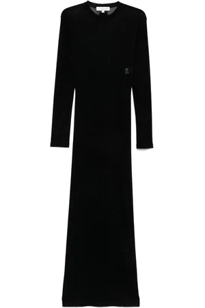 Ludovic De Saint Sernin Velvet maxi dress