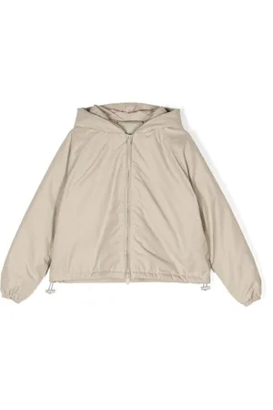 FEAR OF GOD Fullzip logo-print hoodie