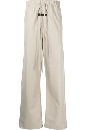 FEAR OF GOD Logo-patch straight-leg trousers