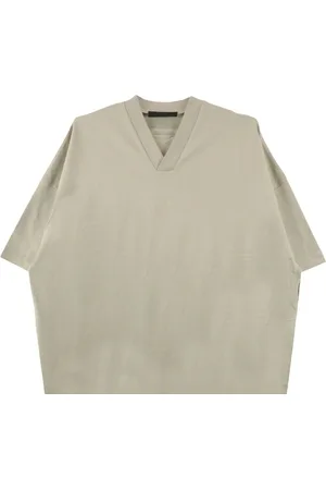 FEAR OF GOD Logo-print V-neck cotton T-shirt