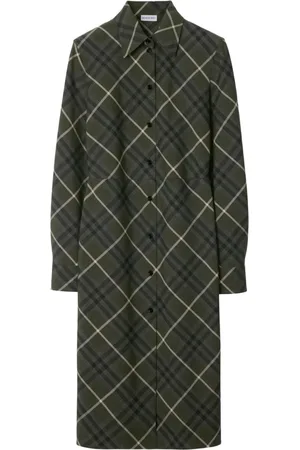 Burberry Check-print shirt dress
