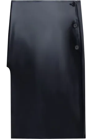 Courrèges Oblique translucent skirt
