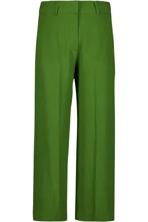 Paula Silk crepe trousers