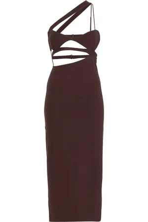 Nensi Dojaka Asymmetric midi dress