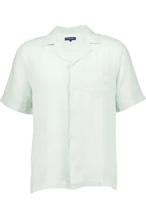 Frescobol Carioca Short-sleeve linen shirt
