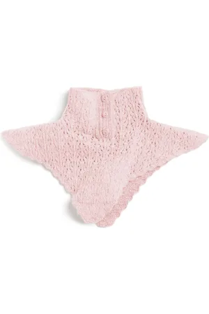 Barrie Lace cashmere collar-scarf