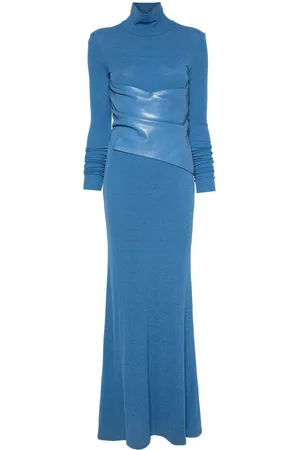 Nanushka Draped-detail maxi dress