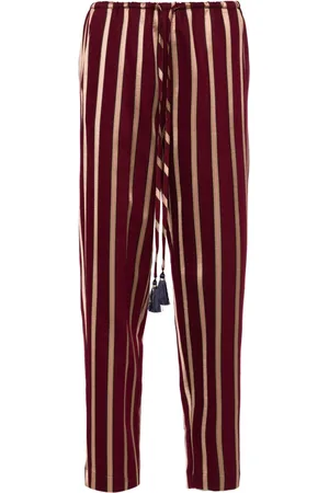 FORTE FORTE Striped tapered trousers