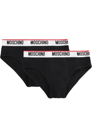 Moschino Logo-strap briefs (pack of two)