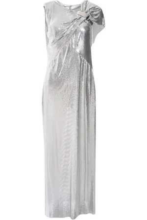 Paco rabanne Metallic mesh gown