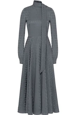 VALENTINO GARAVANI Iconograph print midi dress
