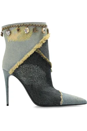 Dolce & Gabbana Distressed denim boots