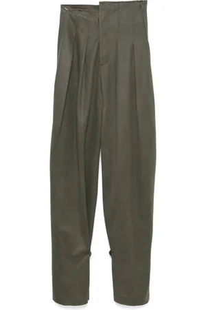 Elena Velez Faux-suede trousers