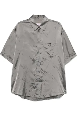MARTINE ROSE Expect Perfection-jacquard shirt