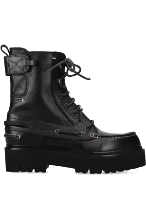 Premiata Leather lace-up boots