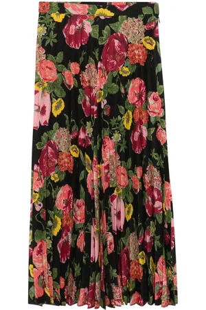 JUNYA WATANABE High-waisted pleated midi skirt