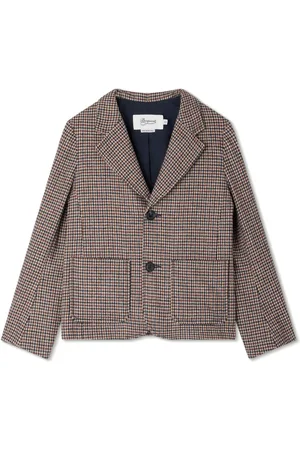 BONPOINT Gregoir houndstooth-pattern blazer