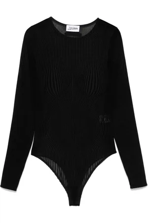 Jean Paul Gaultier The Morphing pinstripe bodysuit