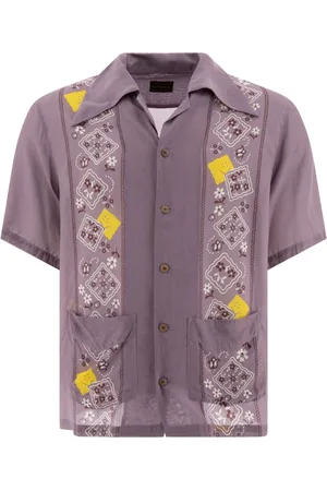 KAPITAL Floral-pattern detailing shirt