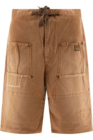 KAPITAL Ripped-detailing bermuda shorts