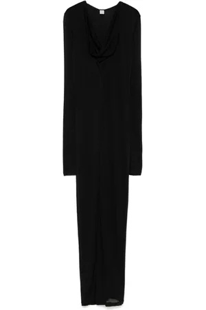 Totême Draped v-neck dress