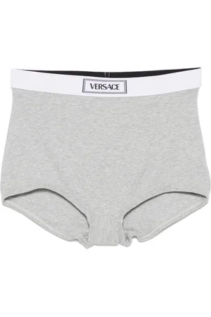 VERSACE 90s logo-waistband ribbed briefs