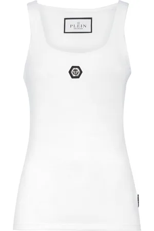 Philipp Plein Logo-appliqué tank top
